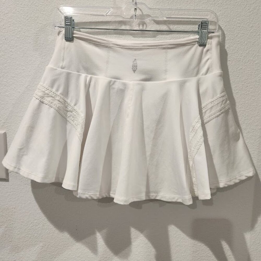 Free People Movement White Athletic Skirt Size Large - Picture 4 of 8